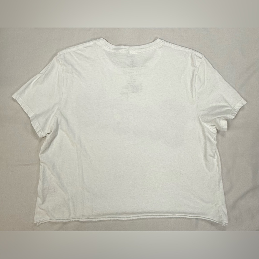 Junk Food Clothing White Tee with Pink Barbie Logo - Picture 5 of 5
